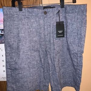Club Monaco Maddox Chambray Shorts